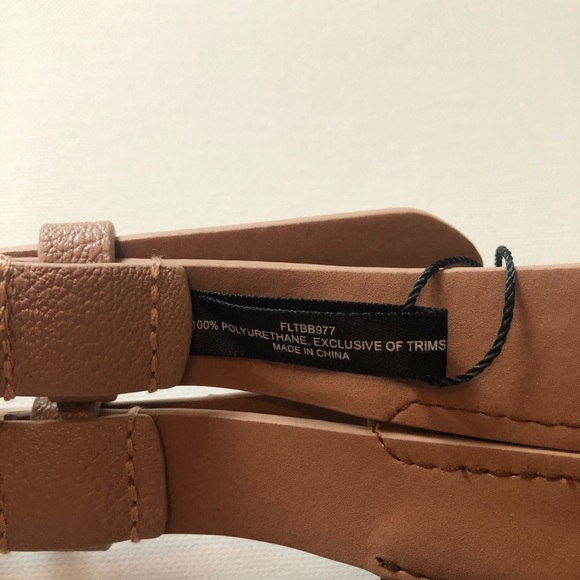 BCBGMAXAZRIA Nude Faux Leather Corset Belt Small - Picture 10 of 13